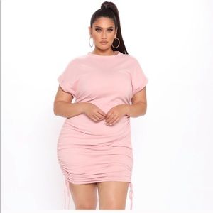 Fashion Nova Ruched Dress